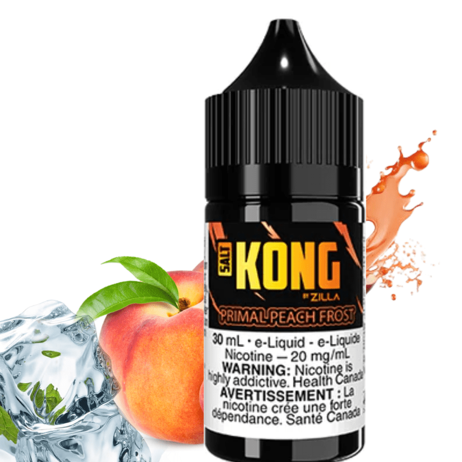 Kong Salt by Zilla-Primal Peach Frost Morden Vape SuperStore and Cannabis Manitoba Canada