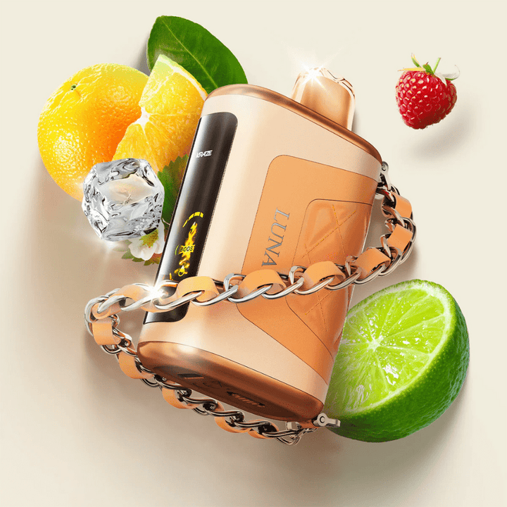 Kraze Luna Disposable Vape-Opal Orange Razz Lime Ice Morden Vape SuperStore and Cannabis Manitoba Canada