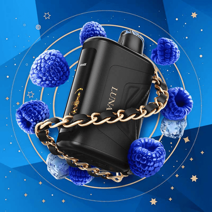 Kraze Luna Disposable Vape-Sapphire Blue Razz Ice Morden Vape SuperStore and Cannabis Manitoba Canada