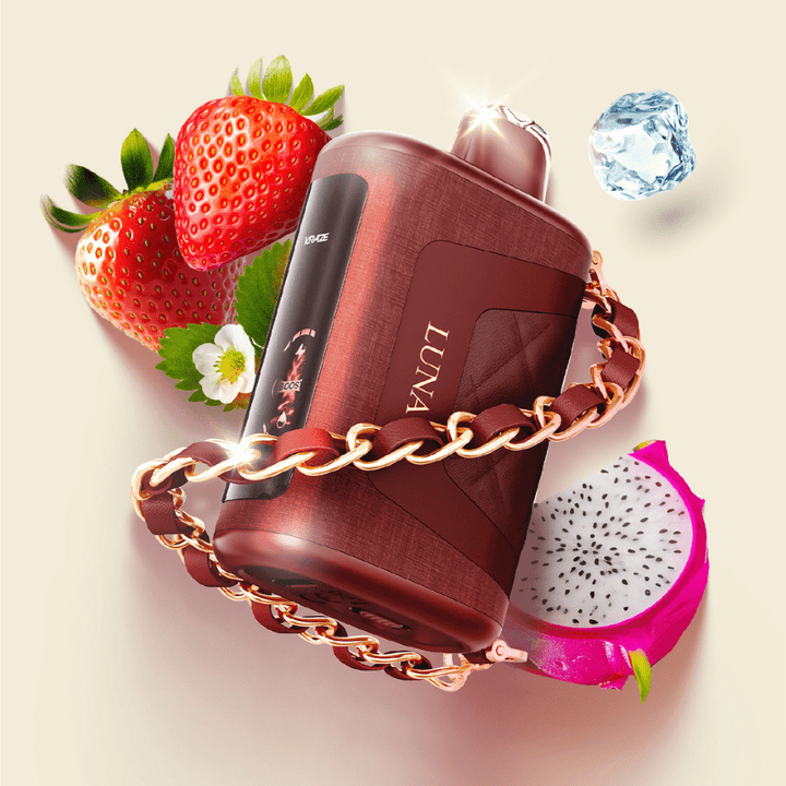 Kraze Luna Disposable Vape-Sassy Strawberry Dragonfruit Ice Morden Vape SuperStore and Cannabis Manitoba Canada