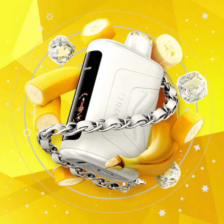 Kraze Luna Disposable Vape-Topaz Banana Ice Morden Vape SuperStore and Cannabis Manitoba Canada