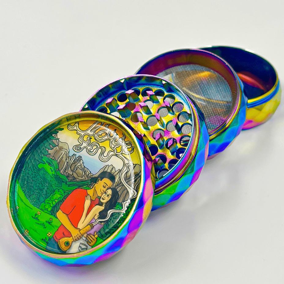 Lady Hornet 4-Piece Zinc Grinder-60mm Morden Vape SuperStore and Cannabis Manitoba Canada