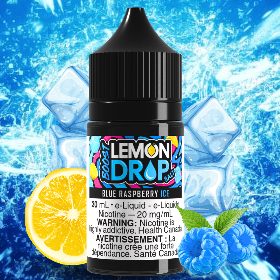 Lemon Drop Boost Salt - Blue Raspberry Ice 30mL / 20mg Morden Vape SuperStore and Cannabis Manitoba Canada