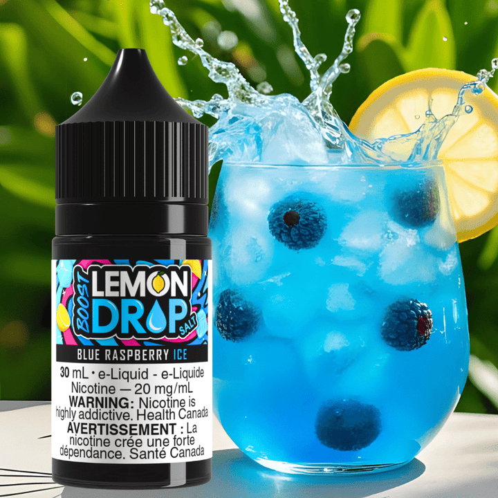 Lemon Drop Boost Salt - Blue Raspberry Ice Morden Vape SuperStore and Cannabis Manitoba Canada