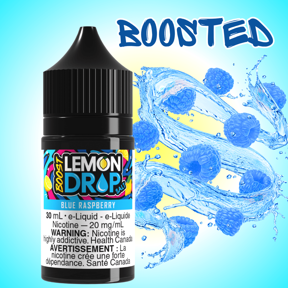 Lemon Drop Boost Salt - Blue Raspberry Morden Vape SuperStore and Cannabis Manitoba Canada