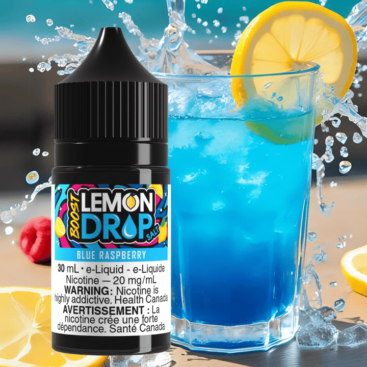 Lemon Drop Boost Salt - Blue Raspberry Morden Vape SuperStore and Cannabis Manitoba Canada