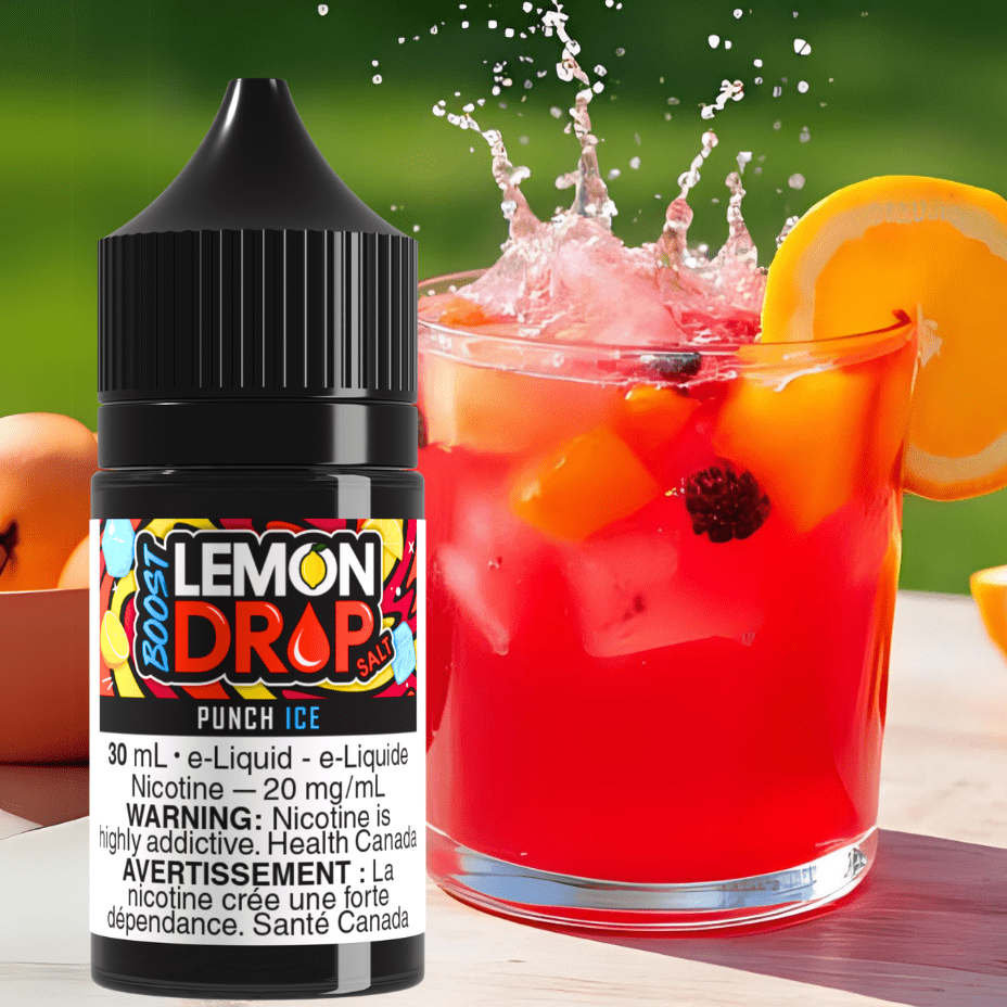 Lemon Drop Boost Salt - Punch Ice Airdrie Vape SuperStore and Bong Shop Alberta Canada
