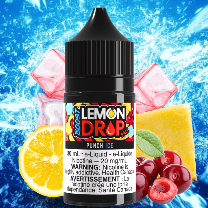 Lemon Drop Boost Salt - Punch Ice Morden Vape SuperStore and Cannabis Manitoba Canada
