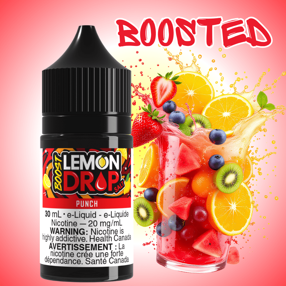 Lemon Drop Boost Salt - Punch Morden Vape SuperStore and Cannabis Manitoba Canada