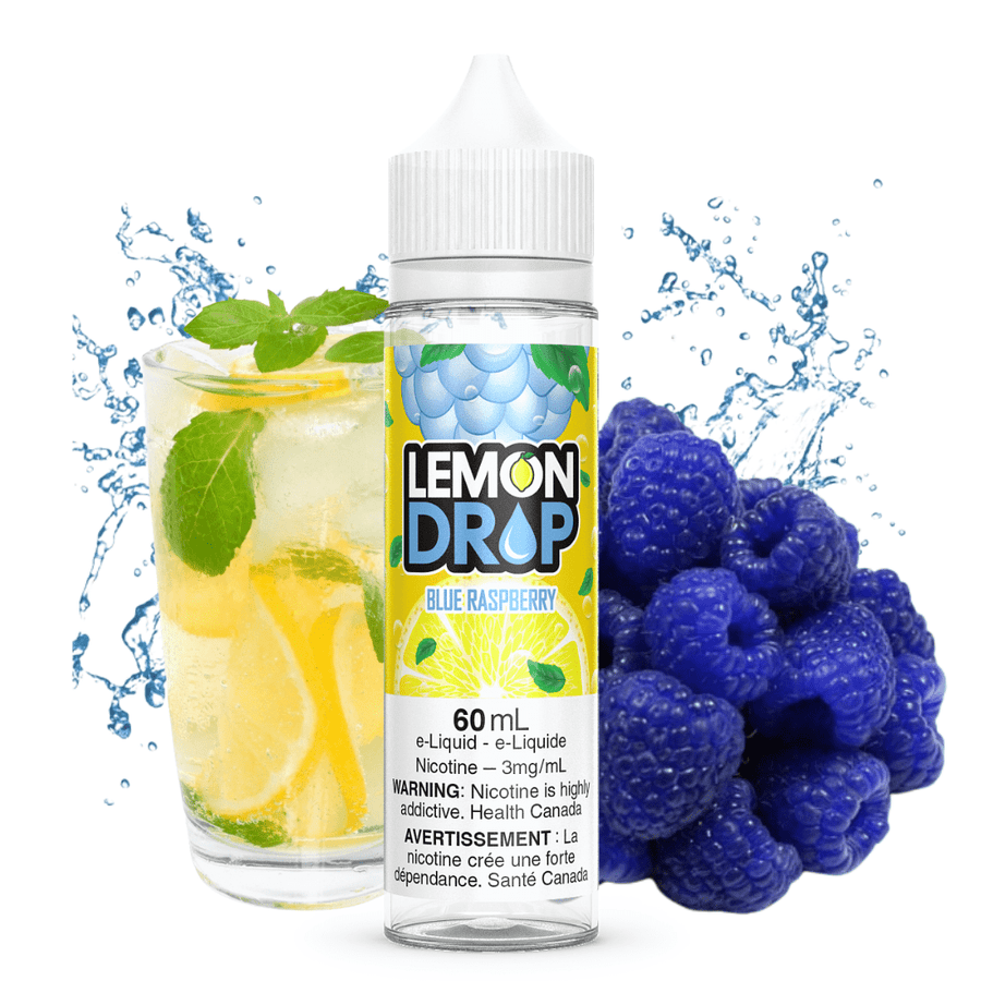 Lemon Drop Freebase E-Liquid 60ml / 0mg Blue Raspberry by Lemon Drop-Morden Vape SuperStore & Cannabis MB, Canada