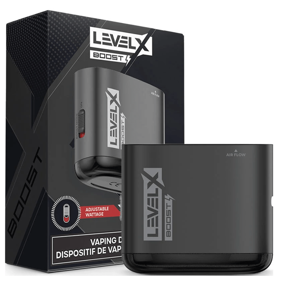 Level X Closed Pod System 850mAh / Black Level X Boost Battery-850mAh -Buy 2 Pods-Get a Free Boost Battery