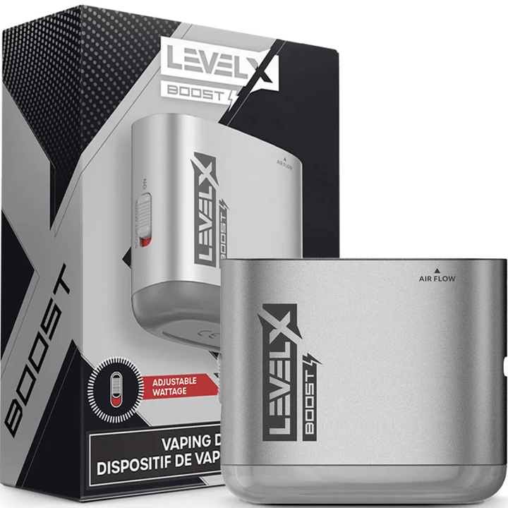 Level X Closed Pod System 850mAh / Silver Level X Boost Battery-850mAh -Buy 2 Pods-Get a Free Boost Battery