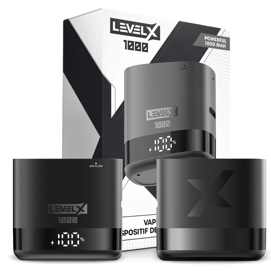 Level X Closed Pod Systems 1000mAh / Metallic Black Level X Essential Pod System Device Kit-1000mAh-Morden Vape SuperStore and Cannabis