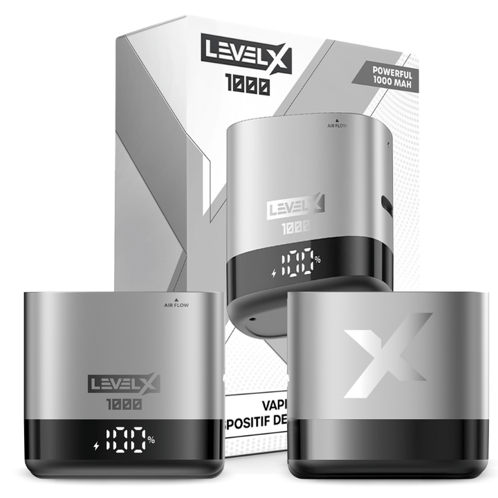 Level X Closed Pod Systems 1000mAh / Nexus Silver Level X Essential Pod System Device Kit-1000mAh-Morden Vape SuperStore and Cannabis Manitoba Canada