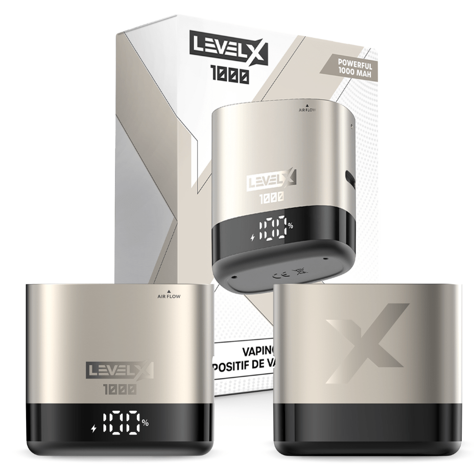 Level X Closed Pod Systems 1000mAh / Prestige Gold Level X Essential Pod System Device Kit-1000mAh-Morden Vape SuperStore and Cannabis Manitoba, Canada
