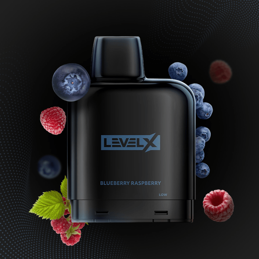 Level X Closed Pod Systems 7000 Puffs / 20mg Level X Essential Pod-Blueberry Raspberry-Morden Vape SuperStore and Cannabis