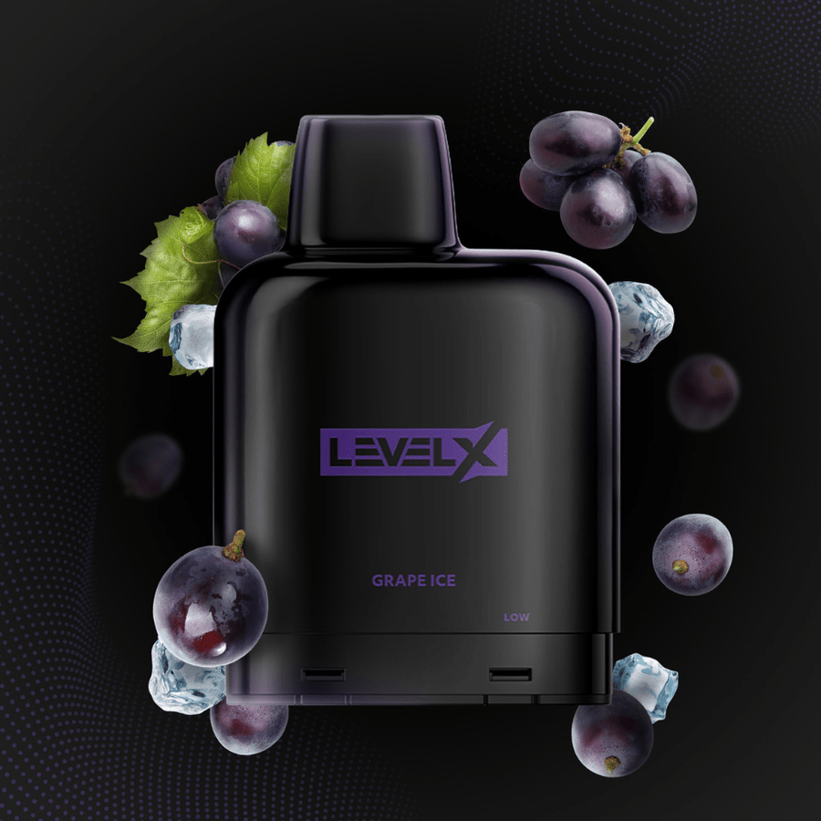 Level X Closed Pod Systems 7000 Puffs / 20mg Level X Essential Pod-Grape Ice-Morden Vape SuperStore and Cannabis