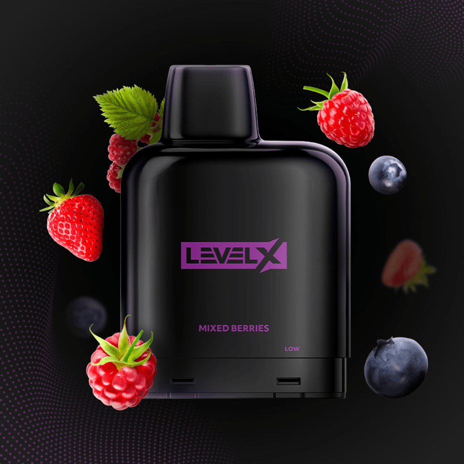Level X Closed Pod Systems 7000Puffs / 20mg Level X Essential Pod-Mixed Berries-Morden Vape SuperStore and Cannabis