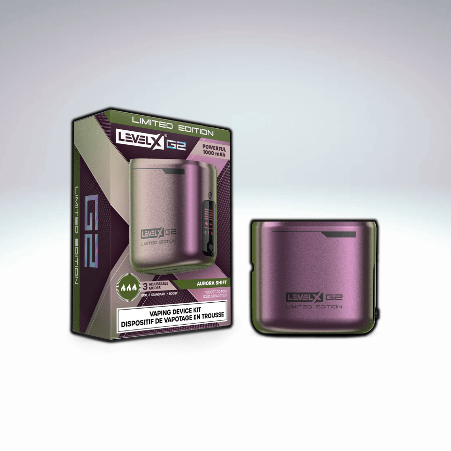 Level X G2 Battery- 1000mAh Aurora Shift Morden Vape SuperStore and Cannabis Manitoba Canada