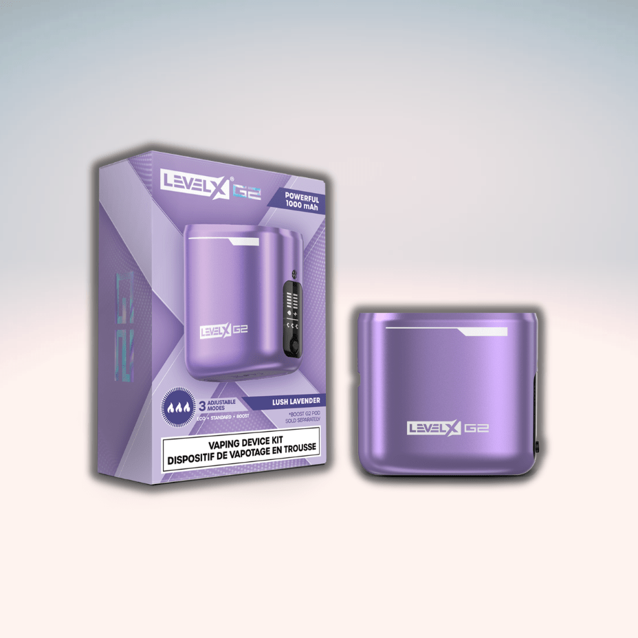 Level X G2 Battery- 1000mAh Lush Lavender Morden Vape SuperStore and Cannabis Manitoba Canada