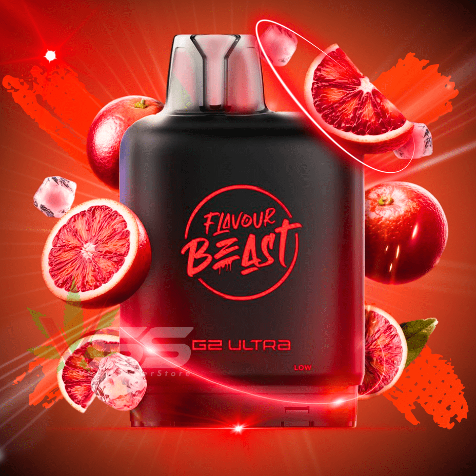 Level X G2 Ultra Flavour Beast Pod 50k-Bangin' Blood Orange 50000 / 20mg Morden Vape SuperStore and Cannabis Manitoba Canada