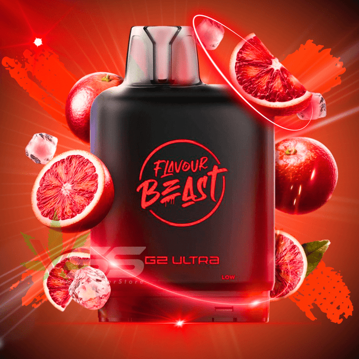 Level X G2 Ultra Flavour Beast Pod 50k-Bangin' Blood Orange 50000 / 20mg Morden Vape SuperStore and Cannabis Manitoba Canada