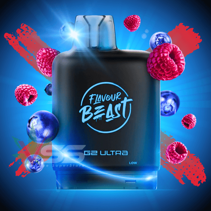 Level X G2 Ultra Flavour Beast Pod 50k-Bomb Blue Razz 50000 / 20mg Morden Vape SuperStore and Cannabis Manitoba Canada