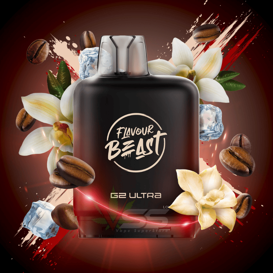 Level X G2 Ultra Flavour Beast Pod 50k - Vanilla Coffee Iced Morden Vape SuperStore and Cannabis Manitoba Canada