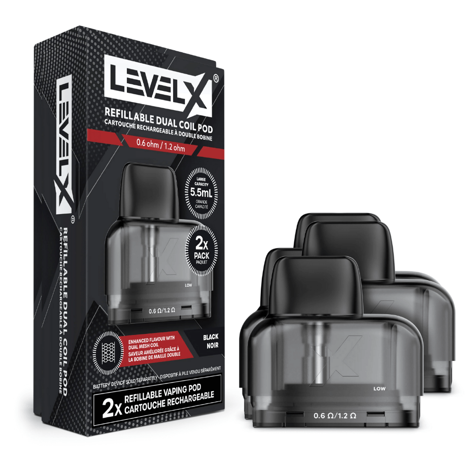 Level X Refillable Pods - 2/pkg Morden Vape SuperStore and Cannabis Manitoba Canada