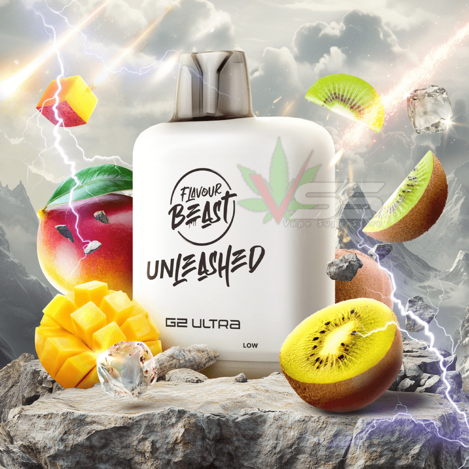 Level X Unleashed G2 Ultra Pod 50k - Kiwi Mango Ice Morden Vape SuperStore and Cannabis Manitoba Canada
