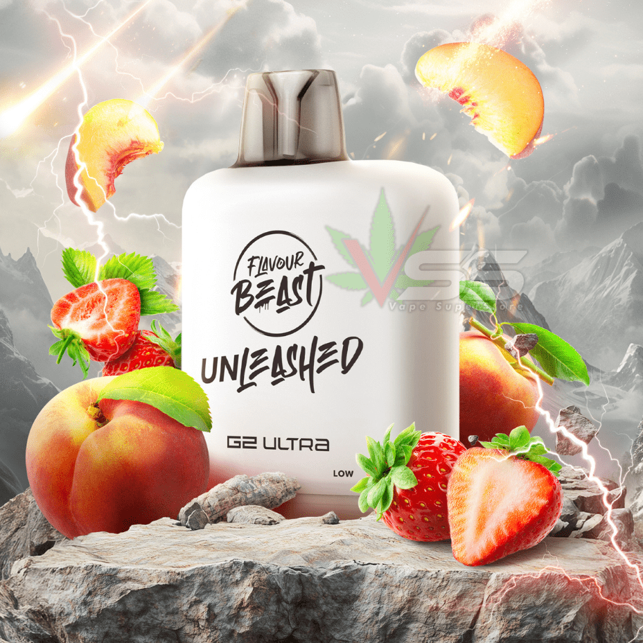 Level X Unleashed G2 Ultra Pod 50k - Strawberry Peach Morden Vape SuperStore and Cannabis Manitoba Canada