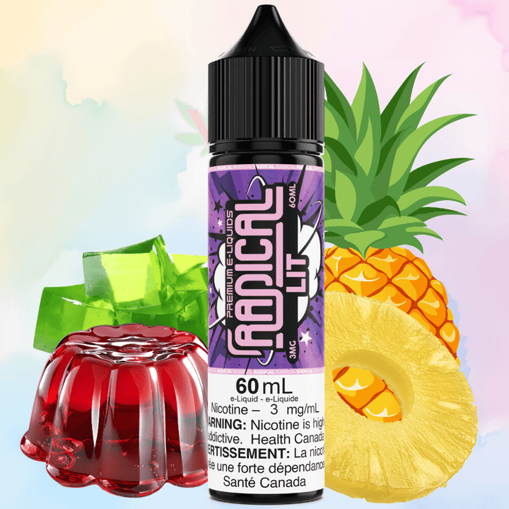 Lit by Radical E-liquid Morden Vape SuperStore and Cannabis Manitoba Canada