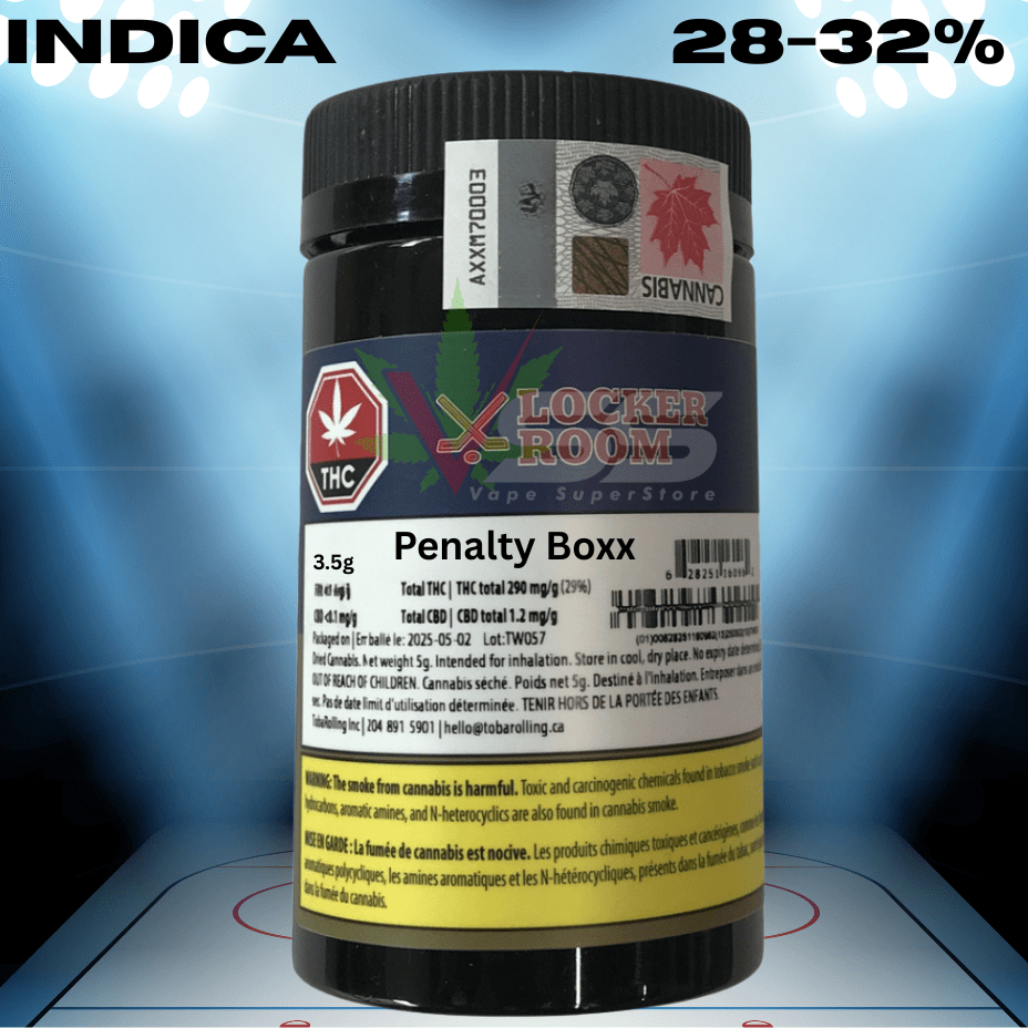 Locker Room Penalty Boxx Indica Flower - 3.5g Morden Vape SuperStore and Cannabis Manitoba Canada