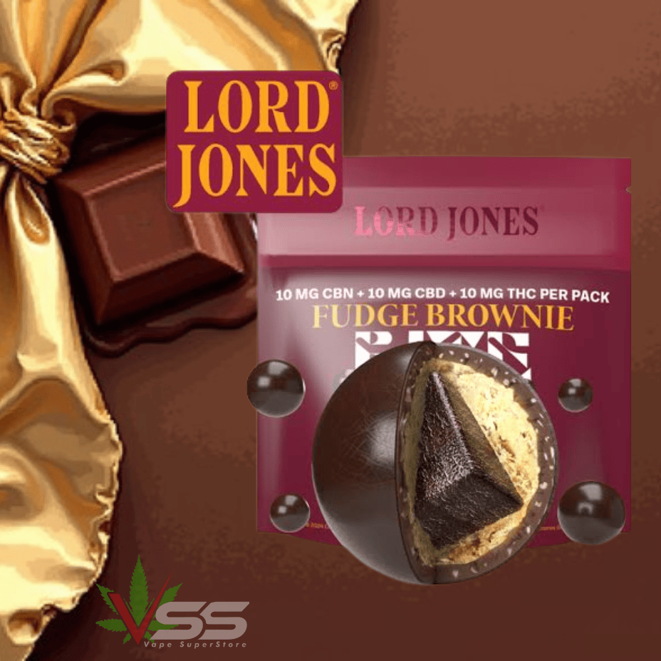 Lord Jones Chocolate Fudge Brownie Bite 1:1:1 CBN CBD THC Edibles Morden Vape SuperStore and Cannabis Manitoba Canada