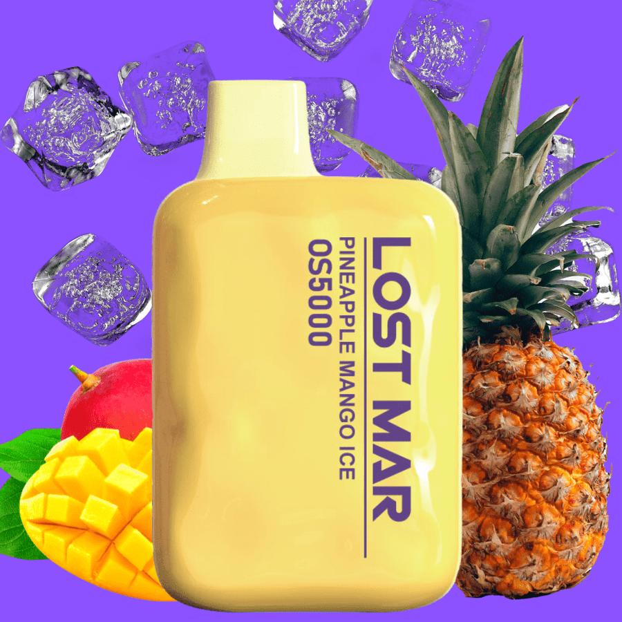 Lost Mary Disposables Disposables 20mg/mL / 5000 Lost Mary OS5000 Disposable Vape-Pineapple Mango Ice-Morden Vape SuperStore & Cannabis MB, Canada
