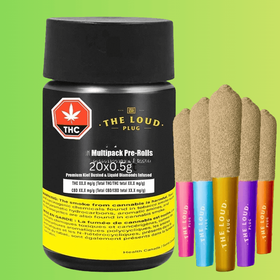 Loud Plug Multi G Variety Pkg Indica Pre-Rolls-20x0.5g Morden Vape SuperStore and Cannabis Manitoba Canada