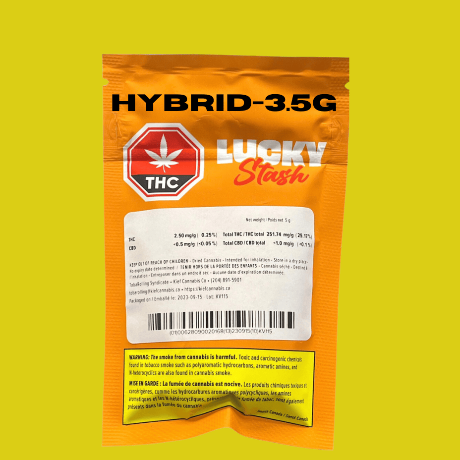Lucky Stash Hybrid Flower-3.5g Morden Vape SuperStore and Cannabis Manitoba Canada