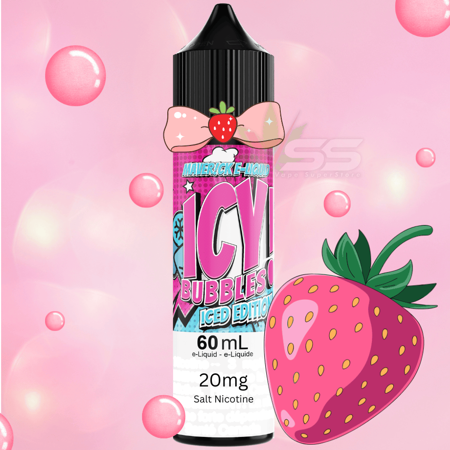 Maverick 60ml Salt-Icy Bubbles Morden Vape SuperStore and Cannabis Manitoba Canada