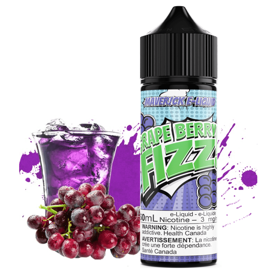 Maverick E-Liquid E-Liquid 60ml / 3mg Grape Berry Fizz by Maverick-Morden Vape SuperStore & Cannabis, MB, CA