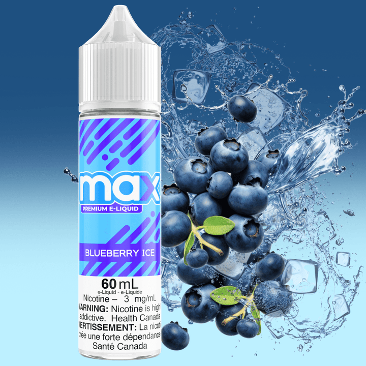 Max E-Liquid - Blueberry Ice Morden Vape SuperStore and Cannabis Manitoba Canada