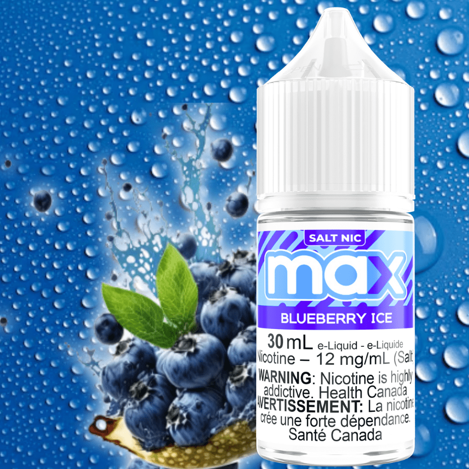 Max E-Liquid - Blueberry Ice Salt Morden Vape SuperStore and Cannabis Manitoba Canada