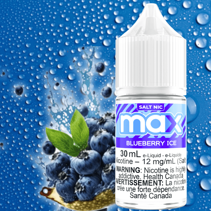 Max E-Liquid - Blueberry Ice Salt Morden Vape SuperStore and Cannabis Manitoba Canada