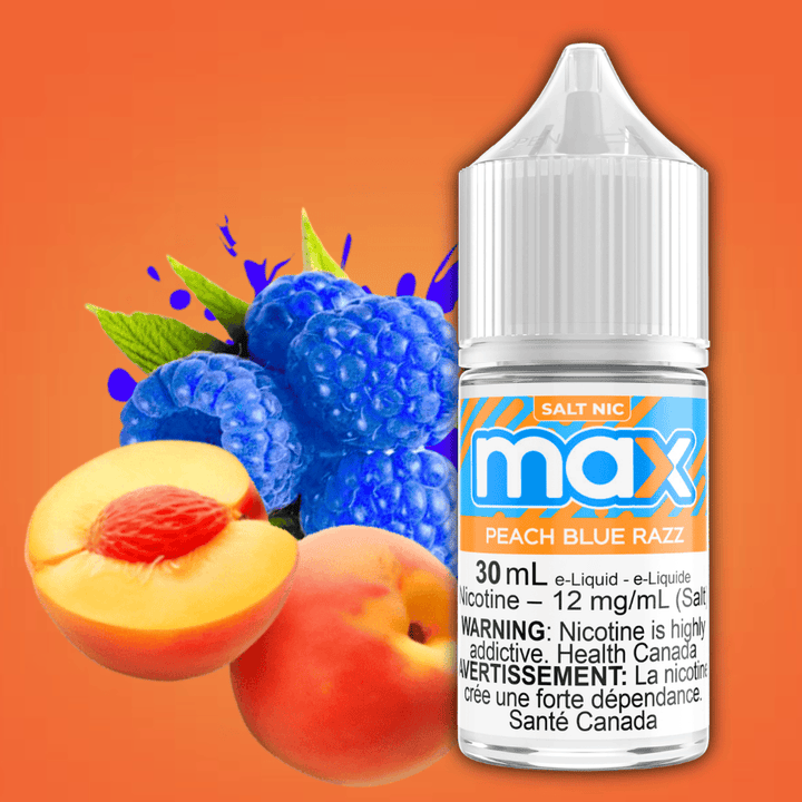 Max E-Liquid - Peach Blue Razz Salt Morden Vape SuperStore and Cannabis Manitoba Canada