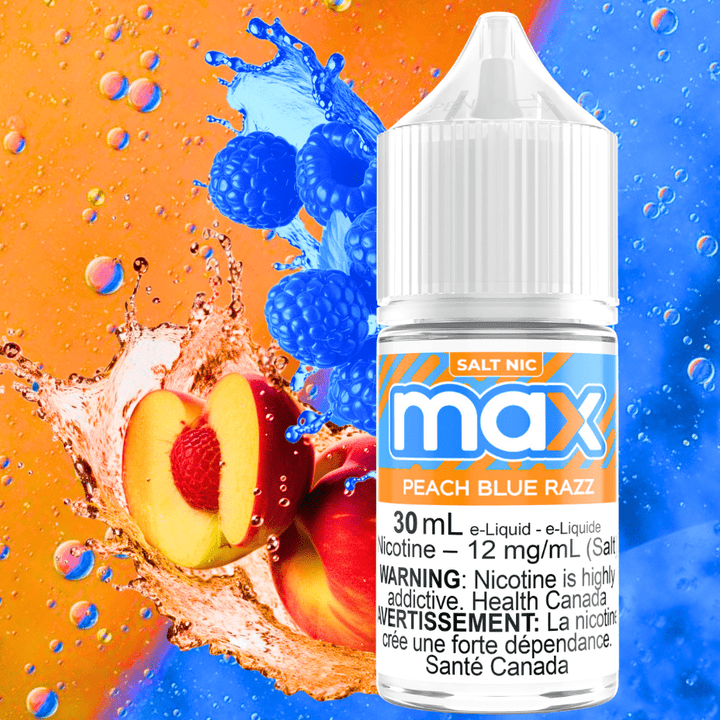 Max E-Liquid - Peach Blue Razz Salt Morden Vape SuperStore and Cannabis Manitoba Canada
