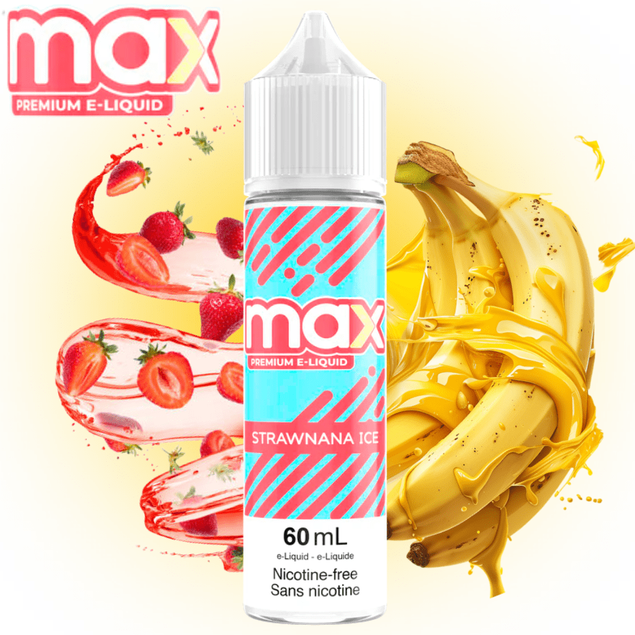 Max E-Liquid - Strawnana Ice 3mg Morden Vape SuperStore and Cannabis Manitoba Canada