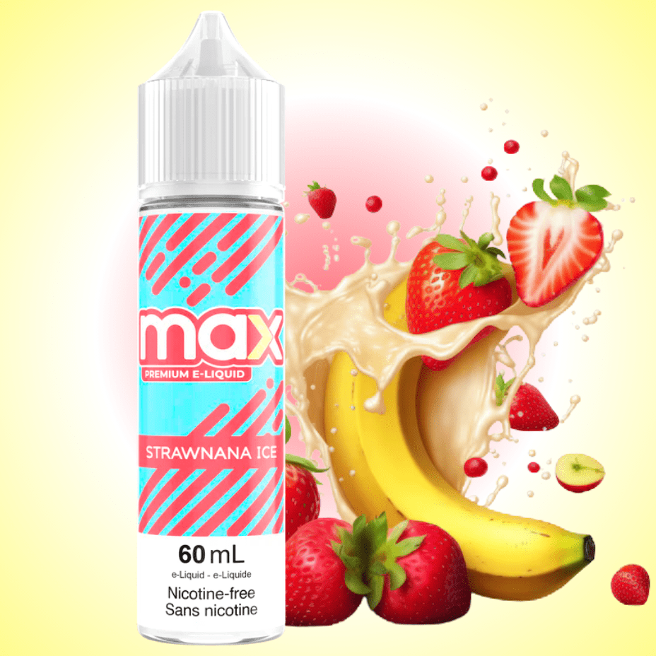 Max E-Liquid - Strawnana Ice Morden Vape SuperStore and Cannabis Manitoba Canada