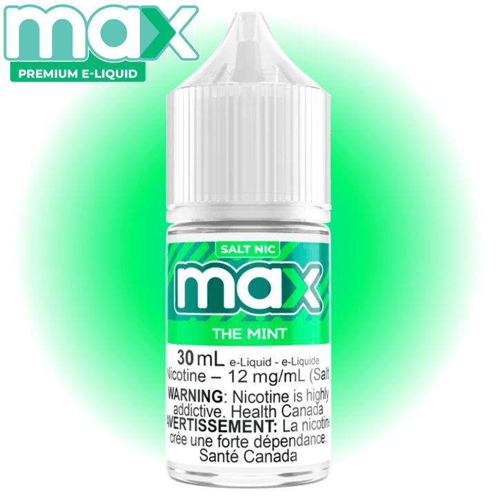 Max E-Liquid - The Mint Salt 30mL / 12mg Morden Vape SuperStore and Cannabis Manitoba Canada