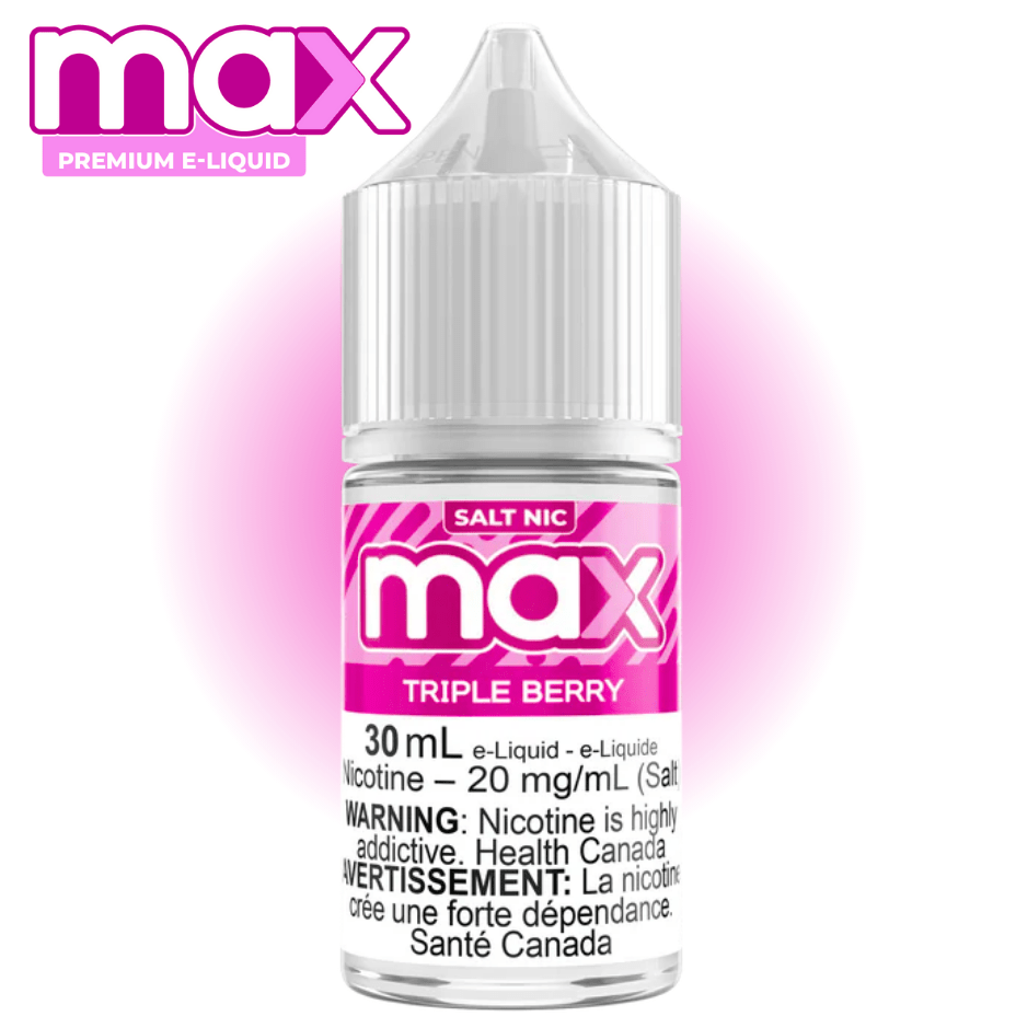 Max E-liquid - Triple Berry Salt Morden Vape SuperStore and Cannabis Manitoba Canada