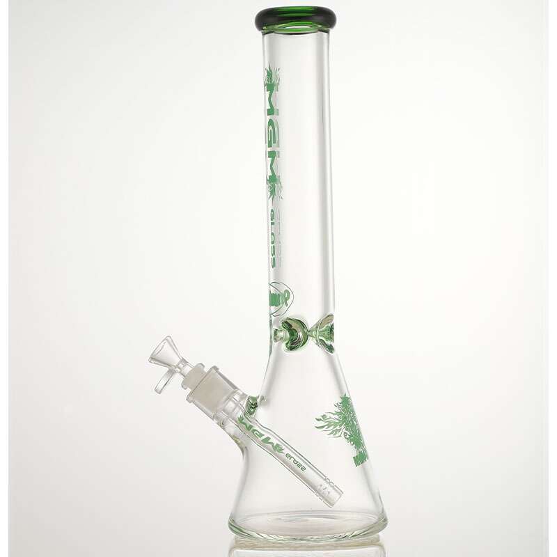 MGM Glass 7mm Logo Beaker-16" Morden Vape SuperStore and Cannabis Manitoba Canada