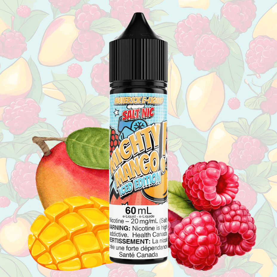 Mighty Mango Iced Salt by Maverick E-Liquid 60ml / 20mg Morden Vape SuperStore and Cannabis Manitoba Canada
